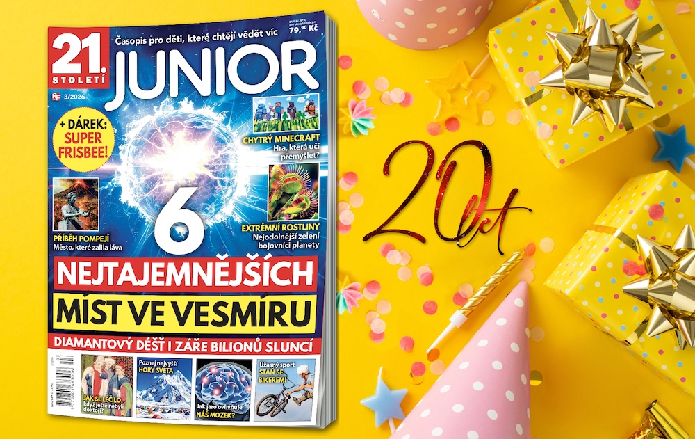 Od tamtamů po umělou inteligenci: Časopis 21. století JUNIOR slaví 20 let na trhu