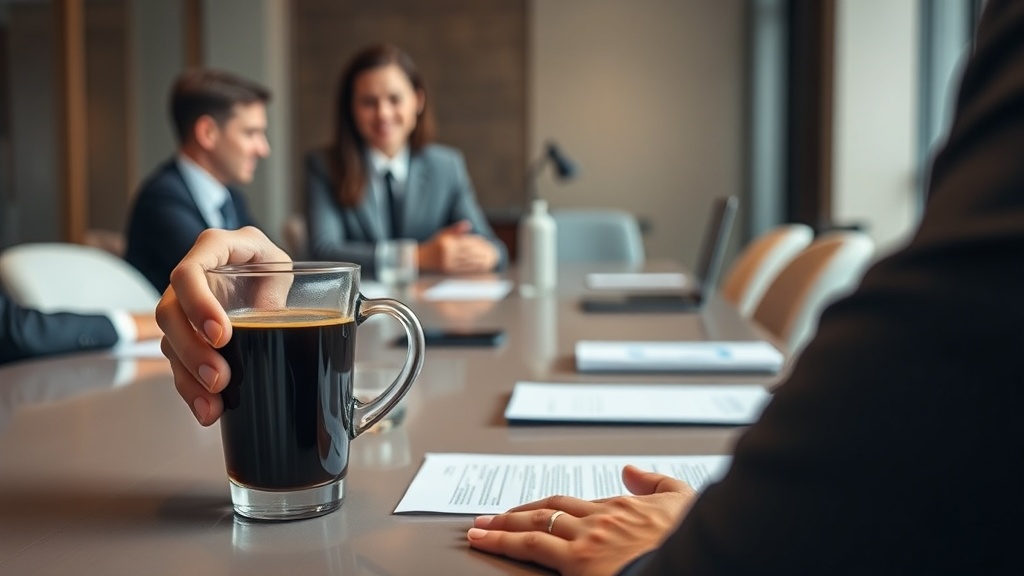 Jak elegantně odmítnout přepraženou kávu u obchodního partnera