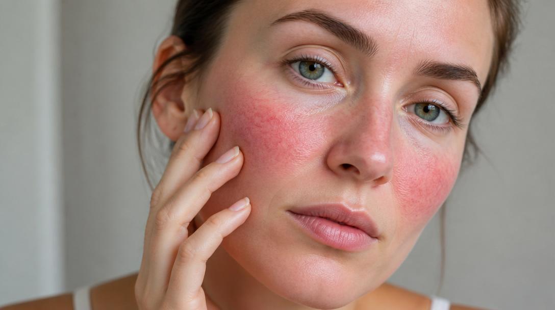 Růžovka (Rosacea): Jak zklidnit začervenalou pleť a rozšířené cévky v obličeji